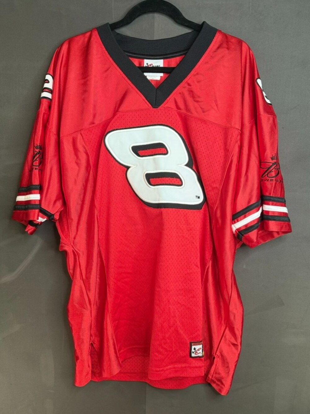 Vintage NASCAR Dale Earnhardt Jr Football Jersey Size L Chase Authentic Racing
